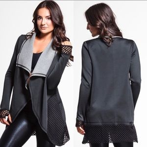 Alala | Blanket Jacket Mesh Black Gray